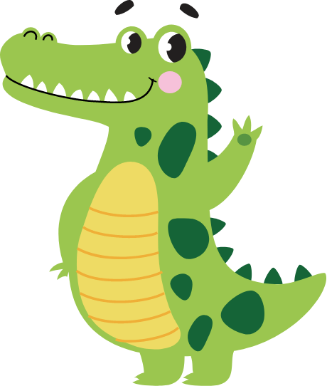 Animated crocodile
