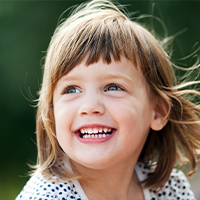 Child with healthy smile